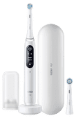 Oral-B iO Series 8n White with Extra Brush Attachment Oral-B electric toothbrush for thorough cleaning