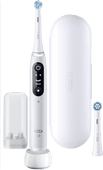iO Series 6N Weiß + extra iO Gentle Care Aufsteckbürste Elektrische Zahnbürste für weißere Zähne