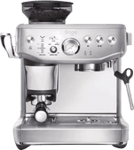 Sage Barista Express Impress Brushed Stainless Steel Piston machine for baristas