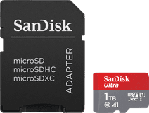 SanDisk MicroSDXC Ultra 1TB 150MB/s MicroSD card for action cameras