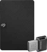 Seagate Expansion Portable 5 TB + Samsung Fit Plus USB 128 GB 