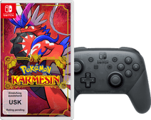 Pokémon Karmesin + Pro Controller Pokemon Spiel für die Nintendo Switch