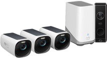 eufyCam 3 Dreierpack + Video Doorbell Dual 2 Pro Cloud-Kamera