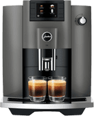 JURA E6 Dark Inox (EC) Coffee machine in our store in Dusseldorf