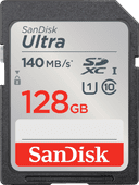 SanDisk SDXC Ultra 128GB 140MB/s SD card