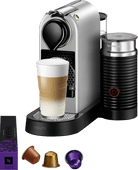 Krups Nespresso Citiz & Milk XN761B Silber Nespresso-Maschine mit Milchaufschäumer