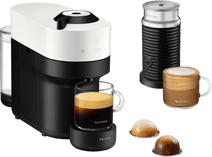 Krups Nespresso Vertuo Pop Coconut White XN9211 mit Aeroccino Nespresso-Maschine mit Milchaufschäumer