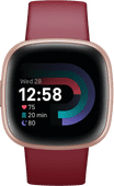 Fitbit Versa 4 Rose Gold/Red Women's smartwatch