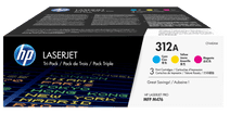 HP-312A-LaserJet-Toner Cyan, Magenta, Gelb im Dreierpack HP 312 Toner