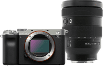 Sony A7C Silber + 24-105 mm f/4.0 Kamera mit neigbarem Display