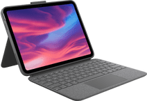 Logitech Combo Touch Apple iPad (2025/2022) Tastaturhülle QWERTZ Tablethülle mit Tastatur