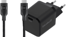 BlueBuilt Power-Delivery-Ladegerät 30 W + USB-C-Kabel 1,5 m Nylon Schwarz iPhone 11 Ladegerät
