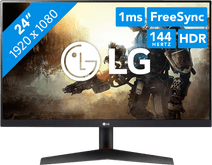 LG 24GN60TP-B.AEU Gaming-Monitor mit hoher Bildwiederholfrequenz