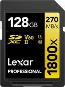 Lexar Professional SDXC 1800x GOLD 128GB 180 MB/s Speicherkarte