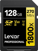 Lexar Professional 1800x GOLD 128GB SDXC 170mb/s SDXC card