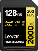 Lexar Professional 2000x GOLD 128GB SDXC 300mb/s SDXC card