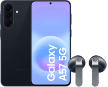Samsung Galaxy A57 256GB Dunkelblau 5G + Samsung Galaxy Buds4 Schwarz Smartphone-Set