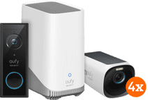 eufyCam 3 Viererpack + Video Doorbell Battery Cloud-Kamera