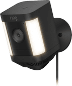 Ring Spotlight Cam Plus - Plug In - Black Ring Spotlight IP camera