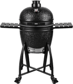 Grill Guru Prime Satin Black Large Holzkohlegrill Set mit Abdeckung