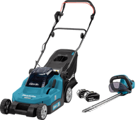 Makita DLM382CM2 + Makita DUH523Z incl. 4.0Ah Battery (2x) Mulch mower