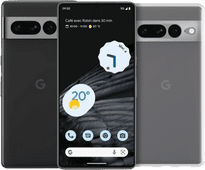 Google Pixel 7 Pro 128GB Schwarz 5G + Just in Case Soft Backcover Transparent Handy mit der besten Kamera