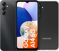 Samsung Galaxy A14 128GB Black 5G + BlueBuilt Back Cover Samsung Galaxy A14