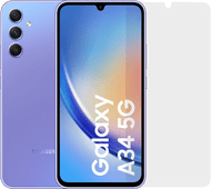 Samsung Galaxy A34 128GB Purple 5G + BlueBuilt Screen Protector Samsung Galaxy A34