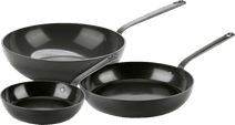 GreenPan Craft Bratpfannenset 20 + 28 cm + Wok 28 cm Keramiktopf oder Keramikpfanne