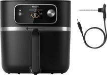 Philips Airfryer XXL Connected HD9880/90 + Lebensmittelthermometer Heißluftfritteuse mit Backprogrammen