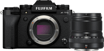 Fujifilm X-T5 Schwarz + XF 50mm f/2 R WR Kamera mit neigbarem Display