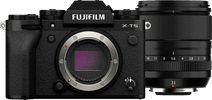 Fujifilm X-T5 Schwarz + XF 33mm f/1.4 R LM WR Kamera mit neigbarem Display