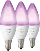 Philips Hue White and Color E14 3-pack Philips Hue E14 fitting