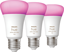 Philips Hue White & Color E27 1100 lm 3er-Pack Smart-Home-Lampe