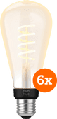 Philips Hue Filamentlampe White Ambiance Edison XL 6er-Pack Philips Hue einzeln erhältliche Smart-Lampe
