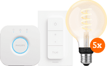 Philips Hue Filament White Ambiance Globe Fünferpack Starterpaket Philips Hue Filament Starterpaket