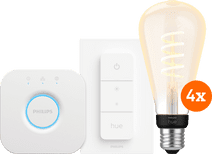 Philips Hue Filament White Ambiance Edison XL 4-pack Starter Pack Smart lights starter pack