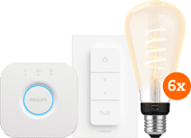 Philips Hue Filament White Ambiance Edison XL Sechserpack Starterpack Philips Hue Filament Starterpaket