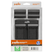 Jupio Kit: Battery NP-W235 (2x) + USB Dual Charger Battery for action cameras