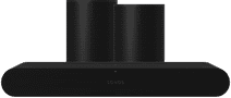 Sonos Ray Schwarz + 2x Era 100 Schwarz Lautsprecher-Set mit Bedienung über App