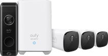 Eufycam 2 Pro 3-pack + Eufy Video Doorbell Dual 2 Pro Apple HomeKit IP camera