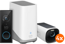 eufyCam 3 Viererpack + Video Doorbell Battery Cloud-Kamera