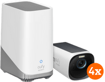 eufyCam 3 4er-Pack + HomeBase WLAN-Überwachungskamera