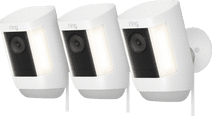 Ring Spotlight Cam Pro- Plug In - White - 3-pack Ring Spotlight IP camera