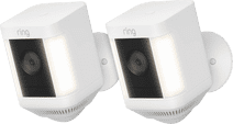 Ring Spotlight Cam Plus - Battery - Weiß - Doppelpack Überwachungskamera mit Abonnement