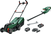 Bosch CityMower 18V-32 + Bosch EasyHedgeCut 18-45 Li incl. 4.0Ah battery (2x) Bosch lawn mower