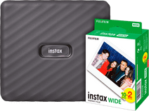 Fujifilm Instax Link WIDE Gray + Fujifilm Instax WIDE Film 10x Duo Pack Pocket printer