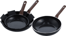 BK Simply Ceramic Keramik Bratpfannenset 24 + 28 cm + Wok 28 cm BK Bratpfanne