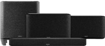 Denon Home Soundbar 550 + Denon Home 350 Duo Pack Black + Denon Home Subwoofer Soundbar for televisions up to 32 inches