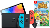 Nintendo Switch OLED Blau + Animal Crossing New Horizons Nintendo Switch OLED